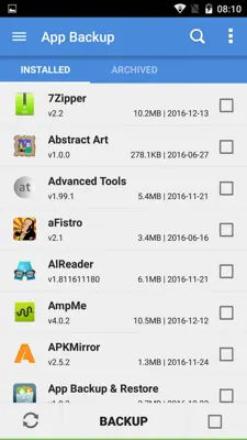 App Backup and Restore android App screenshot 5